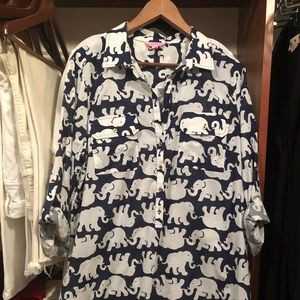 Lilly Pulitzer + elephants! Terrific summer dress
